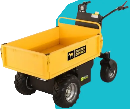 Garden Donkey HD outfitted with the Flat Deck